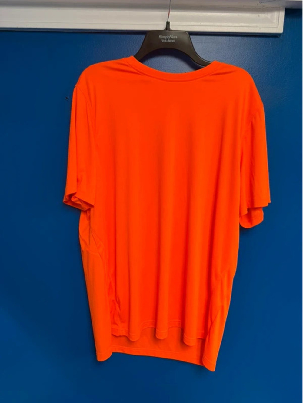 Bright Orange Cool Dri Short Sleeve Athletic Performance Shirt Men’s XL